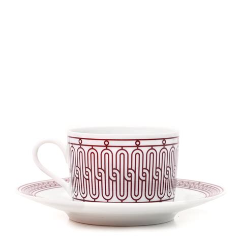 hermes teacup|Hermes h deco tea cup.